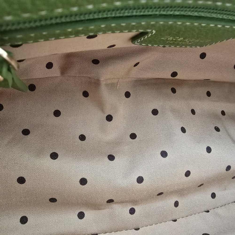 Kate Spade Green Leather Shoulder Bag - Picture 8 of 8